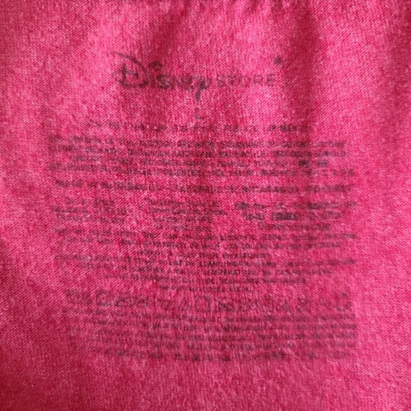 Disney Store Red Original Mouseketeer Graphic Tee Large 23x27 - Picture 6 of 6